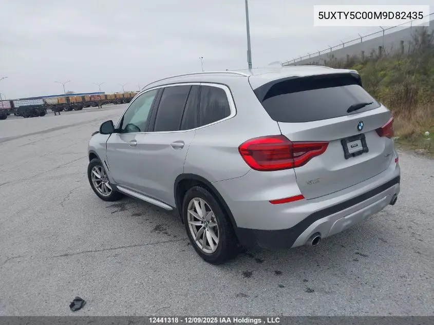 5UXTY5C00M9D82435 2021 BMW X3 xDrive30I
