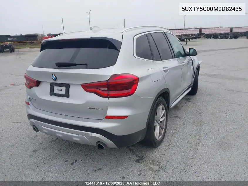 5UXTY5C00M9D82435 2021 BMW X3 xDrive30I
