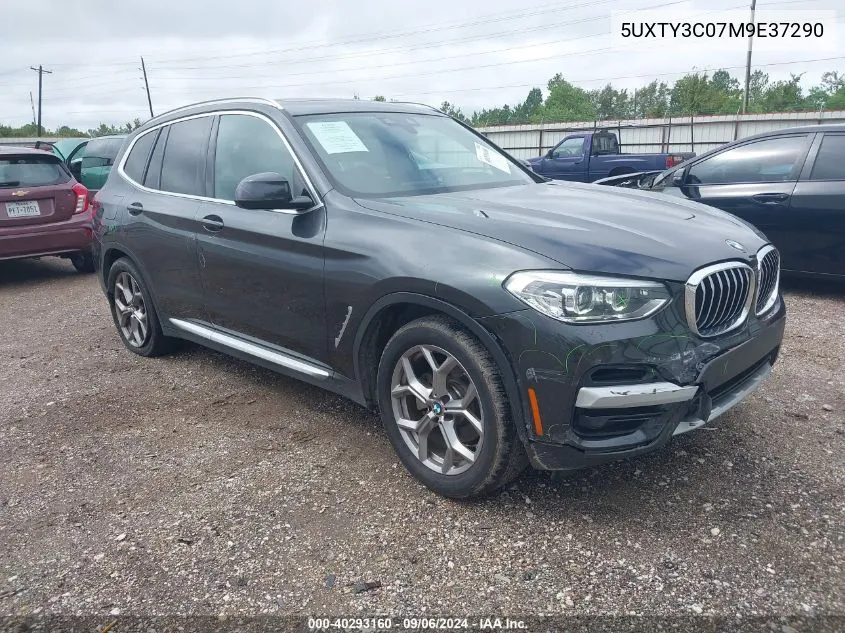 5UXTY3C07M9E37290 2021 BMW X3 Sdrive30I