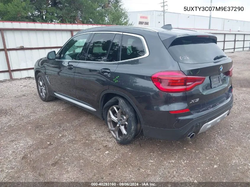 5UXTY3C07M9E37290 2021 BMW X3 Sdrive30I