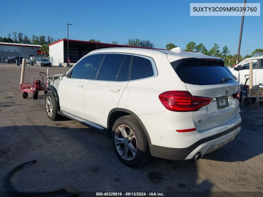 5UXTY3C09M9G39760 2021 BMW X3 Sdrive30I