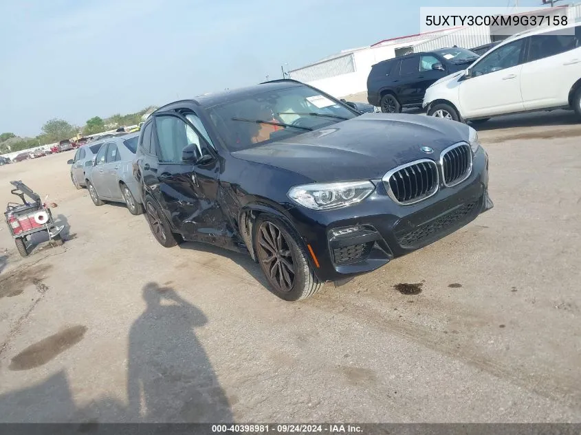 5UXTY3C0XM9G37158 2021 BMW X3 Sdrive30I