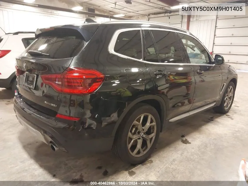 5UXTY5C0XM9H01405 2021 BMW X3 xDrive30I