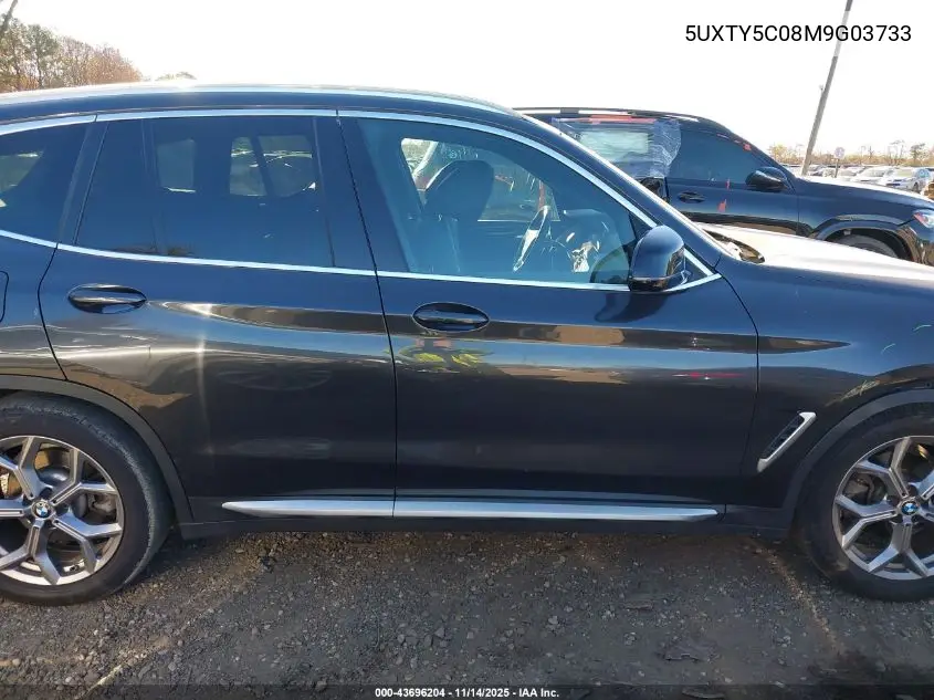5UXTY5C08M9G03733 2021 BMW X3 xDrive30I