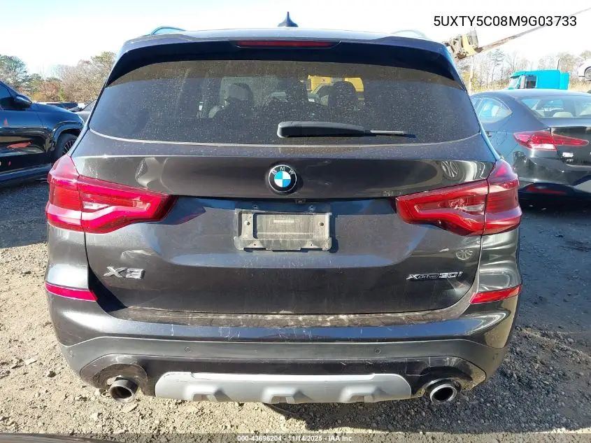 5UXTY5C08M9G03733 2021 BMW X3 xDrive30I