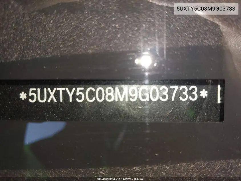 5UXTY5C08M9G03733 2021 BMW X3 xDrive30I