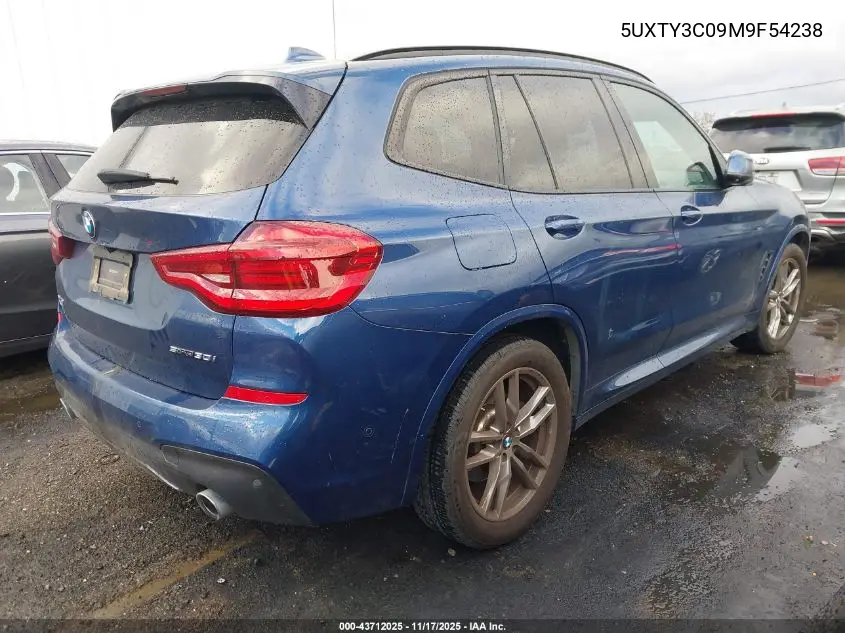 5UXTY3C09M9F54238 2021 BMW X3 Sdrive30I