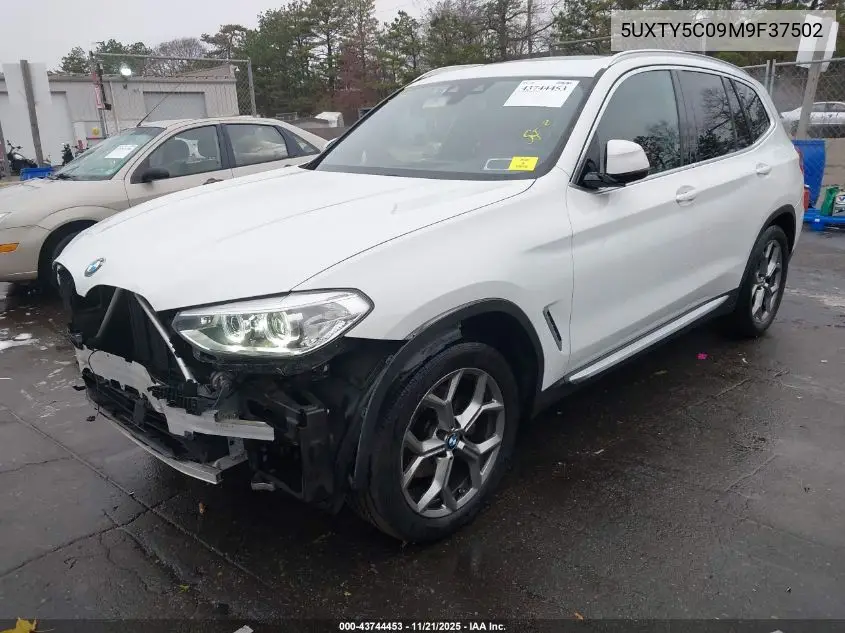 5UXTY5C09M9F37502 2021 BMW X3 xDrive30I