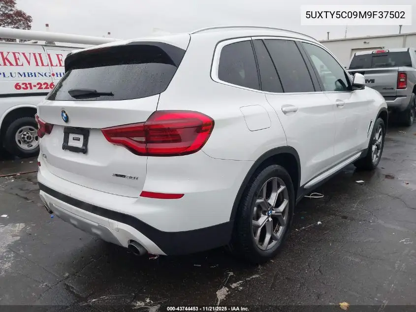 5UXTY5C09M9F37502 2021 BMW X3 xDrive30I