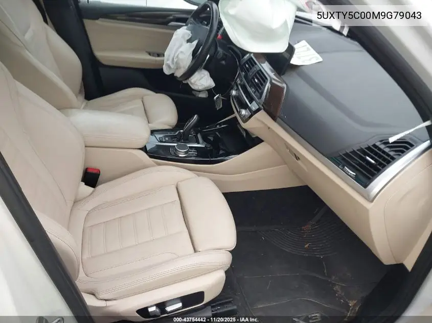 5UXTY5C00M9G79043 2021 BMW X3 xDrive30I