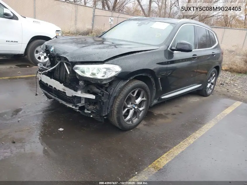 5UXTY5C08M9G24405 2021 BMW X3 xDrive30I