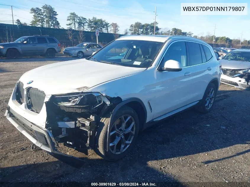 WBX57DP01NN179807 2022 BMW X3 xDrive30I