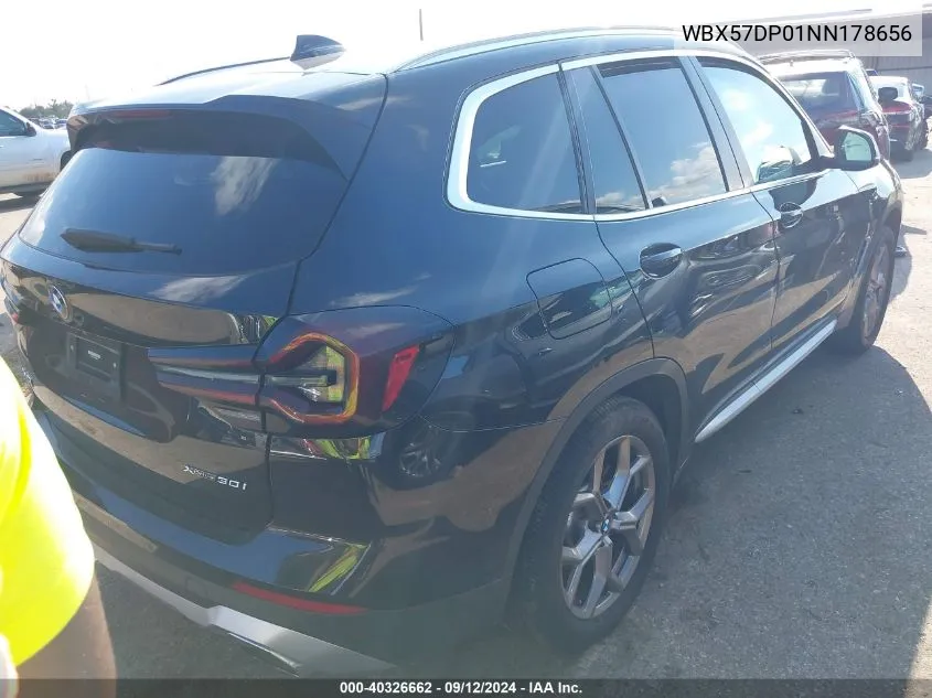 WBX57DP01NN178656 2022 BMW X3 xDrive30I