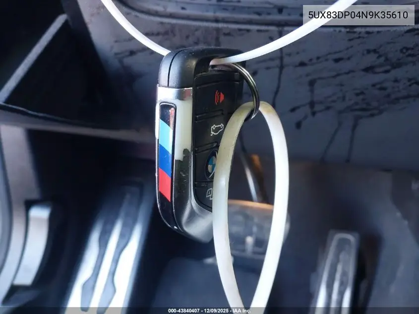 5UX83DP04N9K35610 2022 BMW X3 M40I