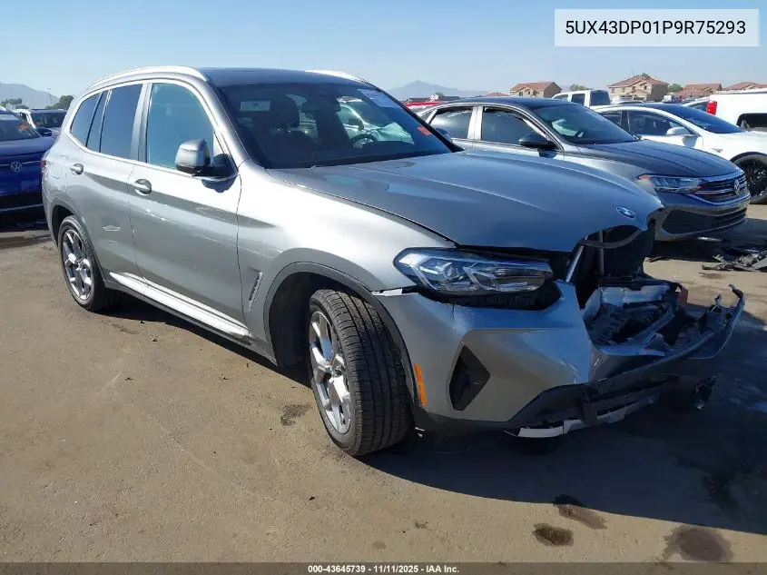 5UX43DP01P9R75293 2023 BMW X3 Sdrive30I