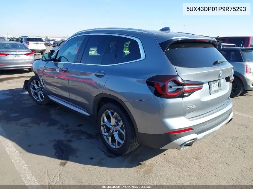 5UX43DP01P9R75293 2023 BMW X3 Sdrive30I