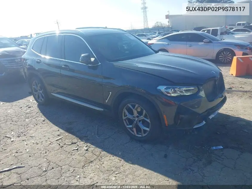 5UX43DP02P9S78117 2023 BMW X3 Sdrive30I