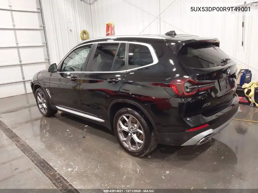 5UX53DP00R9T49001 2024 BMW X3 xDrive30I