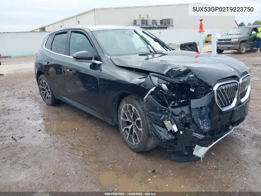 5UX53GP02T9223750 2026 BMW X3 30 xDrive
