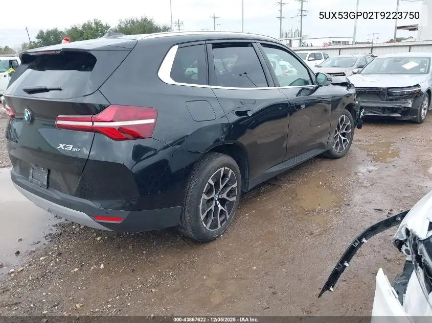 5UX53GP02T9223750 2026 BMW X3 30 xDrive