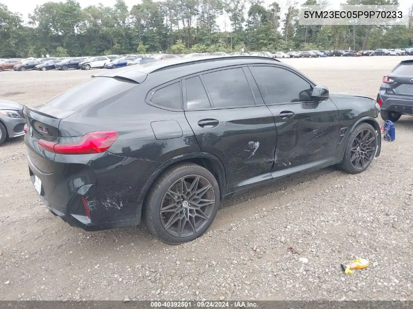 5YM23EC05P9P70233 2023 BMW X4 M