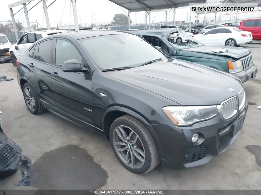 5UXXW5C52F0E88007 2015 BMW X4 xDrive35I