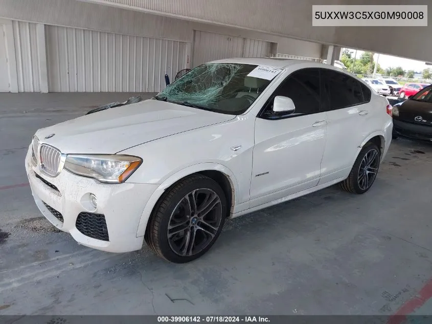 5UXXW3C5XG0M90008 2016 BMW X4 xDrive28I