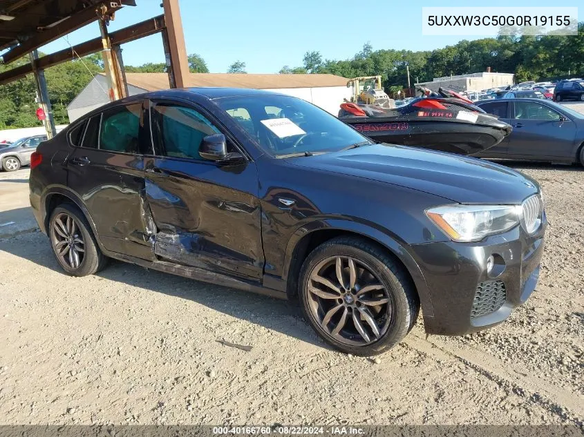 5UXXW3C50G0R19155 2016 BMW X4 xDrive28I