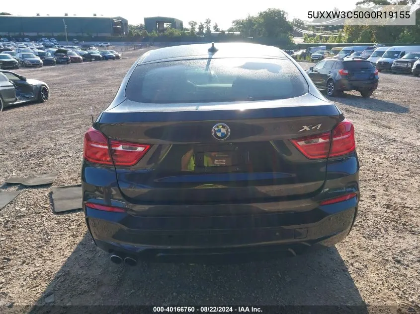 5UXXW3C50G0R19155 2016 BMW X4 xDrive28I