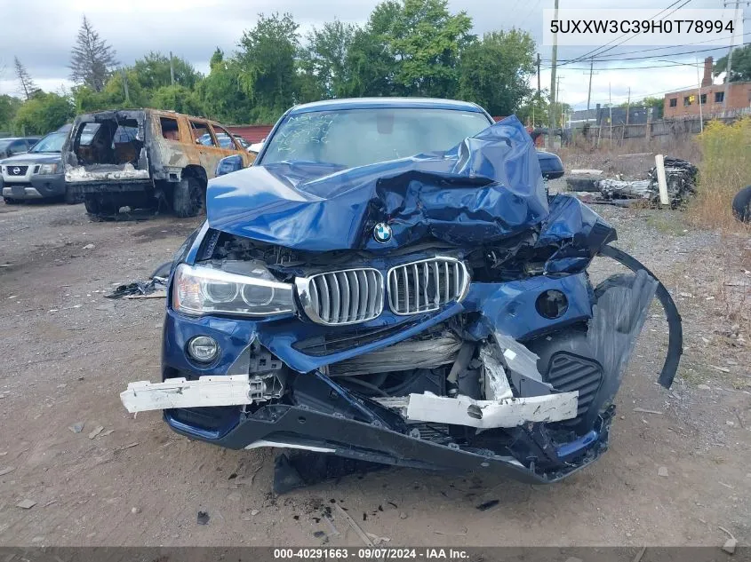 5UXXW3C39H0T78994 2017 BMW X4 xDrive28I