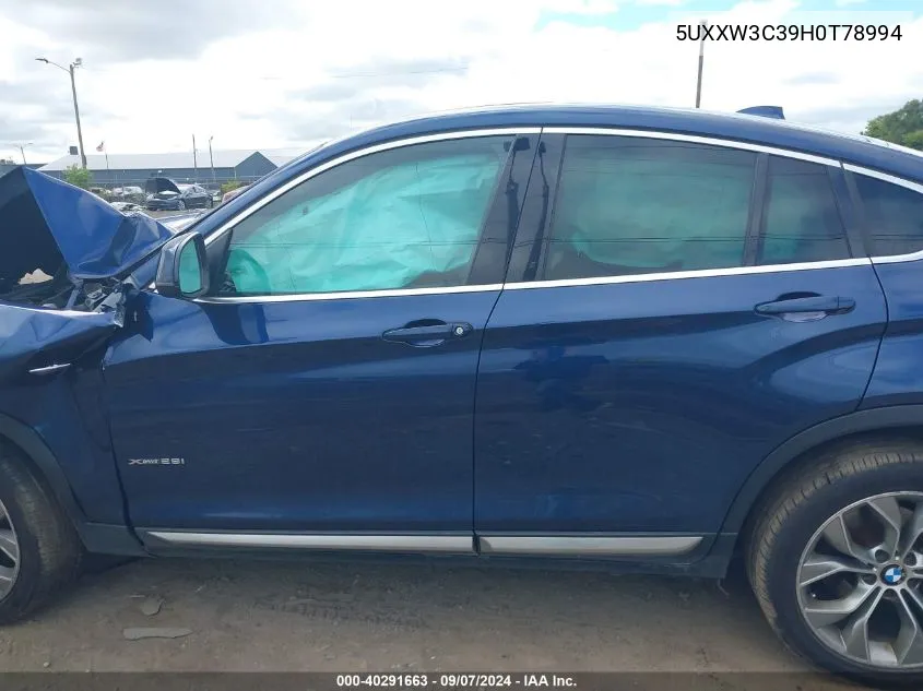 5UXXW3C39H0T78994 2017 BMW X4 xDrive28I