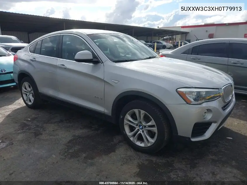 5UXXW3C3XH0T79913 2017 BMW X4 xDrive28I