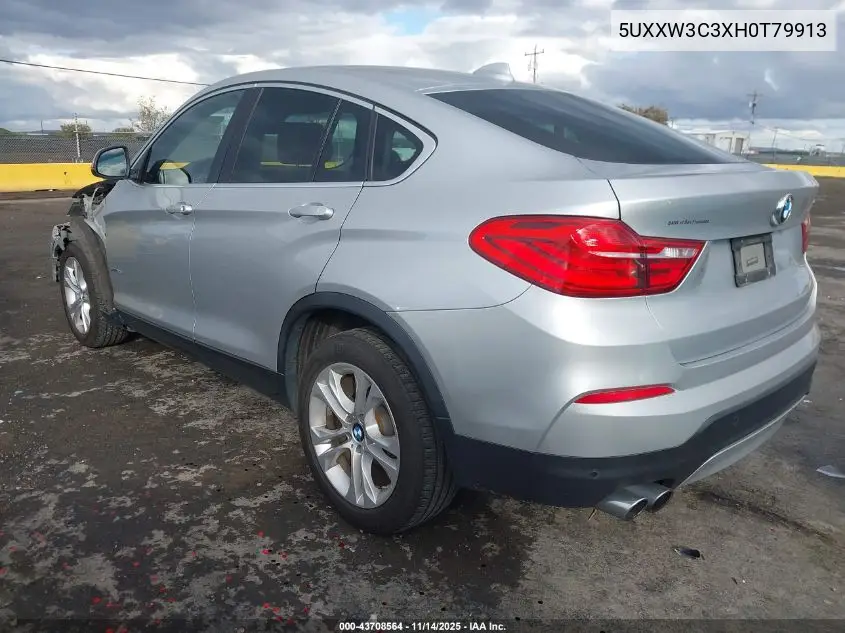 5UXXW3C3XH0T79913 2017 BMW X4 xDrive28I