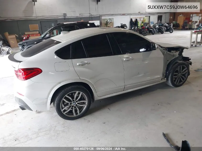 5UXXW7C59J0W64696 2018 BMW X4 M40I