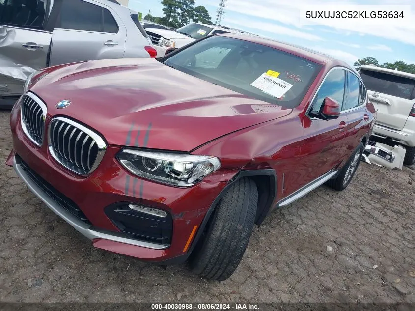 5UXUJ3C52KLG53634 2019 BMW X4 xDrive30I