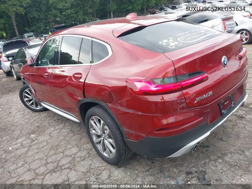 5UXUJ3C52KLG53634 2019 BMW X4 xDrive30I