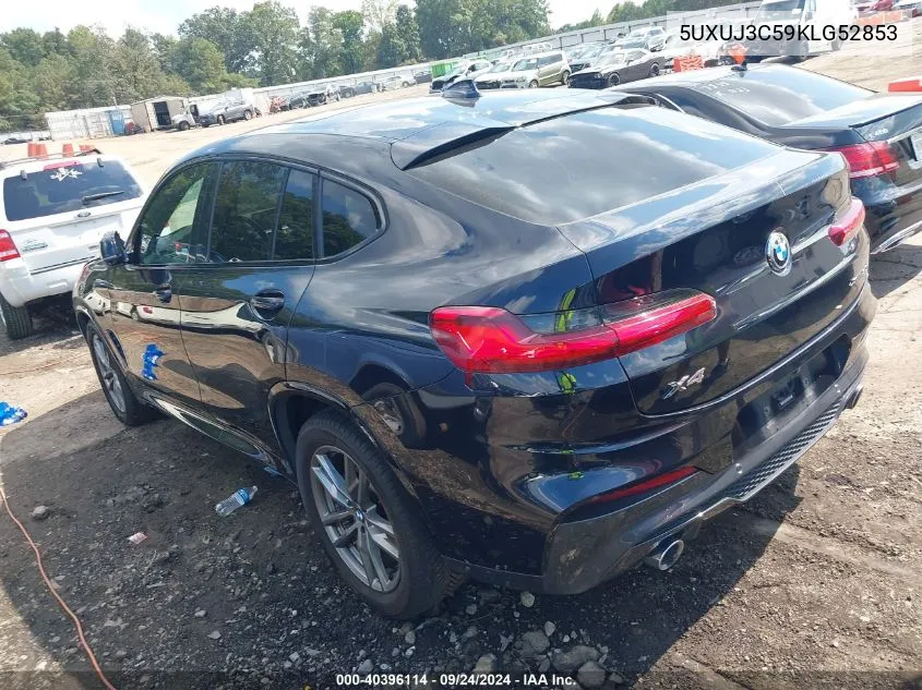 5UXUJ3C59KLG52853 2019 BMW X4 xDrive30I