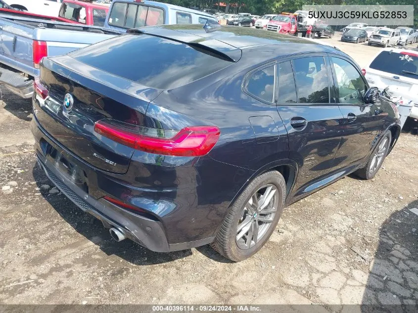 5UXUJ3C59KLG52853 2019 BMW X4 xDrive30I