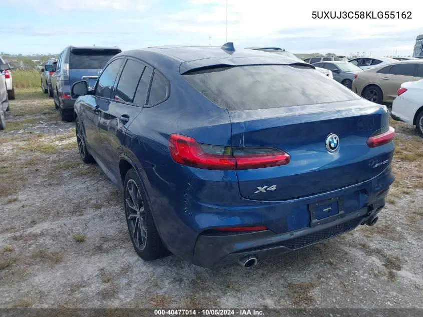 5UXUJ3C58KLG55162 2019 BMW X4 xDrive30I