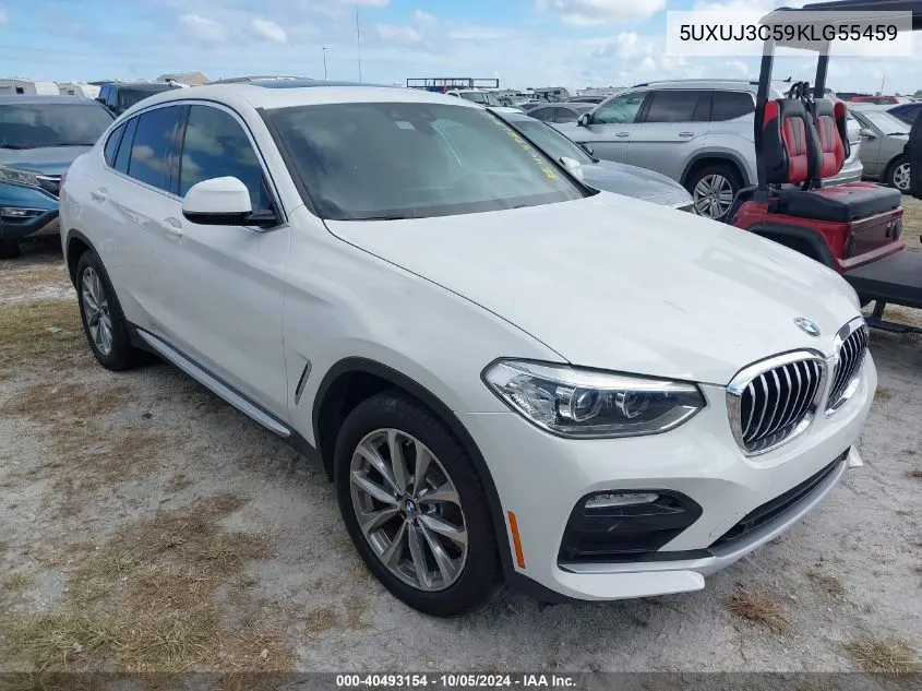 5UXUJ3C59KLG55459 2019 BMW X4 xDrive30I