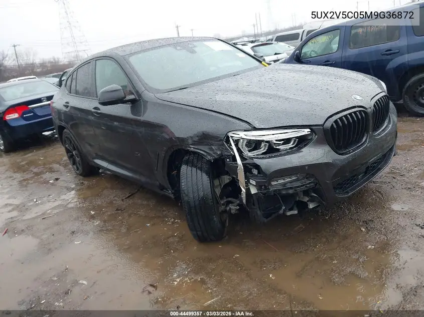 2021 BMW X4 M40I VIN: 5UX2V5C05M9G36872 Lot: 44499357