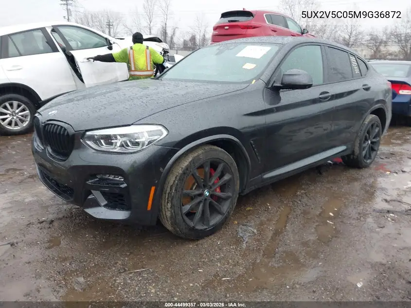 2021 BMW X4 M40I VIN: 5UX2V5C05M9G36872 Lot: 44499357
