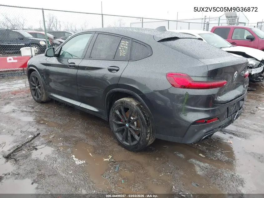 2021 BMW X4 M40I VIN: 5UX2V5C05M9G36872 Lot: 44499357