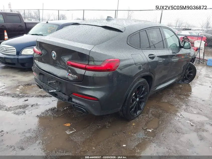 2021 BMW X4 M40I VIN: 5UX2V5C05M9G36872 Lot: 44499357