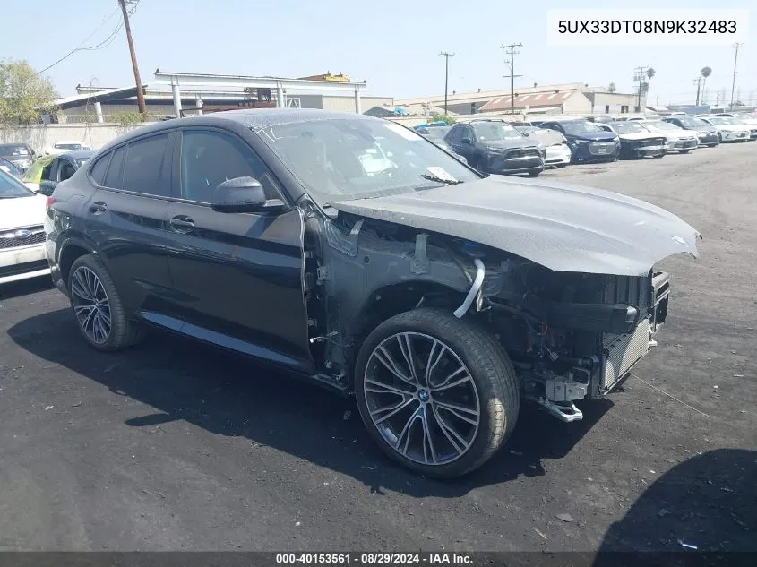 5UX33DT08N9K32483 2022 BMW X4 xDrive30I