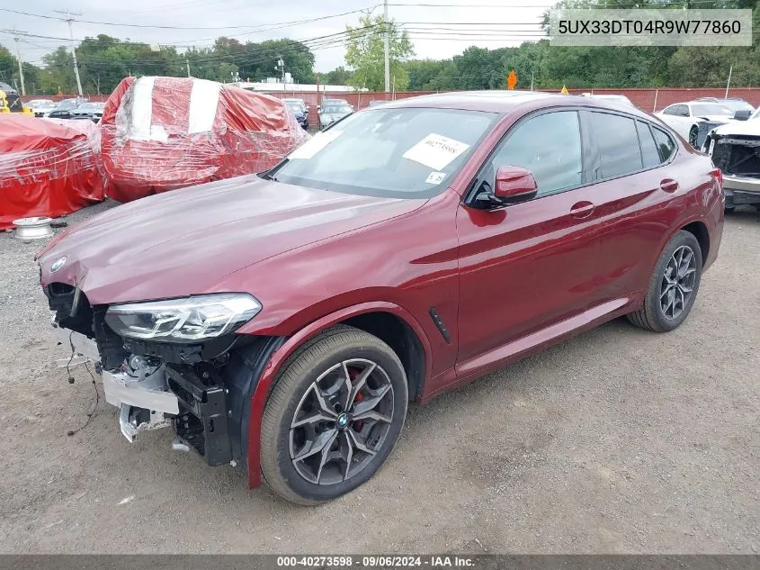 5UX33DT04R9W77860 2024 BMW X4 xDrive30I