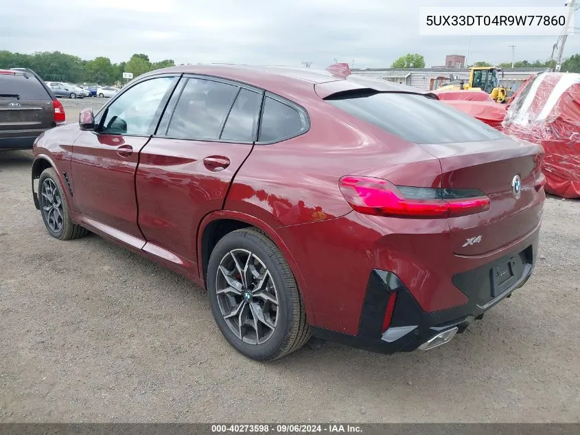 5UX33DT04R9W77860 2024 BMW X4 xDrive30I