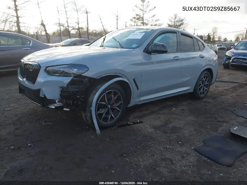 5UX43DT02S9Z85667 2025 BMW X4 M40I