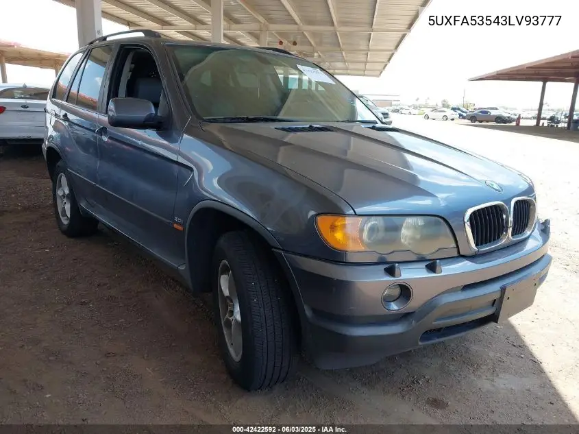 2003 BMW X5 3.0I