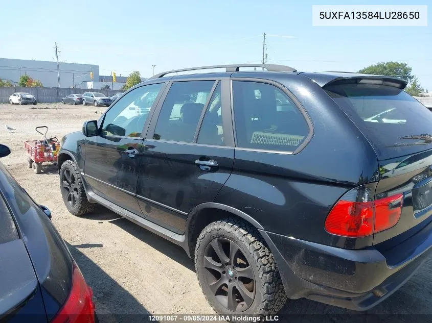 5UXFA13584LU28650 2004 BMW X5